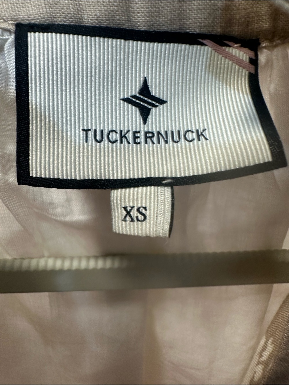 Tuckernuck Green and White Gingham Puff-Sleeve Dress - Picture 3 of 3